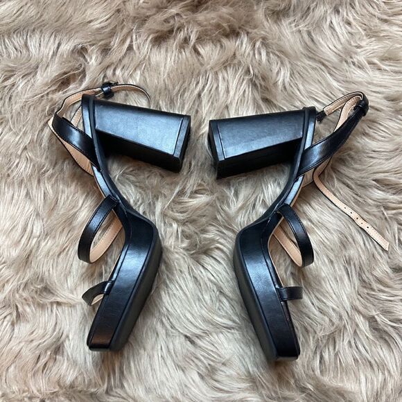 Dream Pairs Chunky Heeled Ankle Strap Sandal- Square Open Toe Y2K style Block - Picture 3 of 12